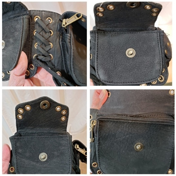 ***sold***leather utility belt fanny belt po - Picture 3 of 8